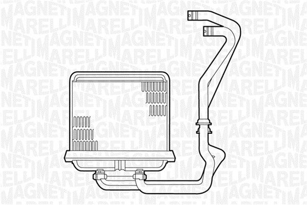 MAGNETI MARELLI Теплообменник, отопление салона 350218225000